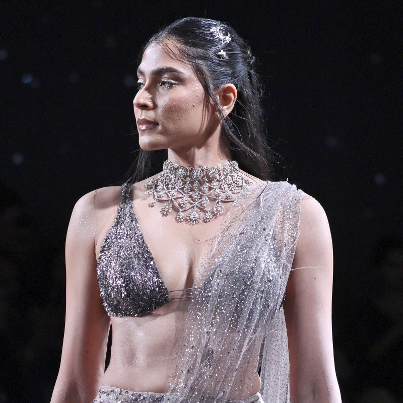 Eres Lehenga Sari Set