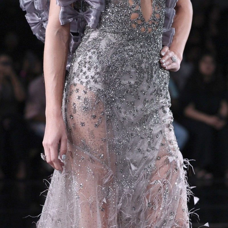 Astrea Shimmer Tulle Gown