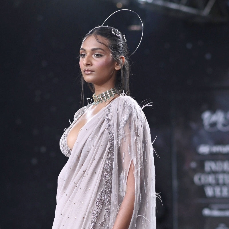 Rhea Chiffon Sari Set