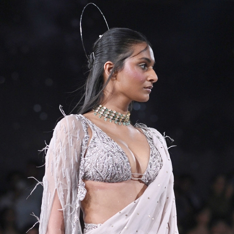 Rhea Chiffon Sari Set