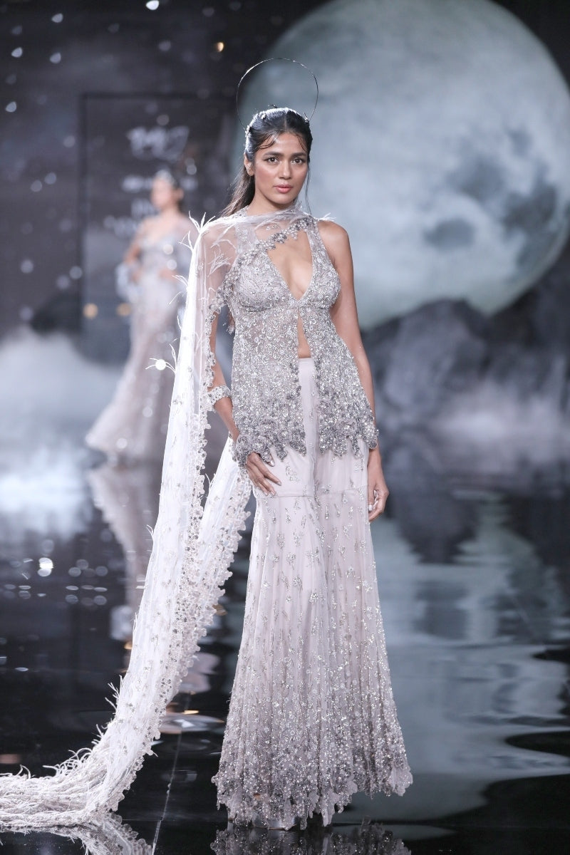 Lydia Tulle Sharara Set