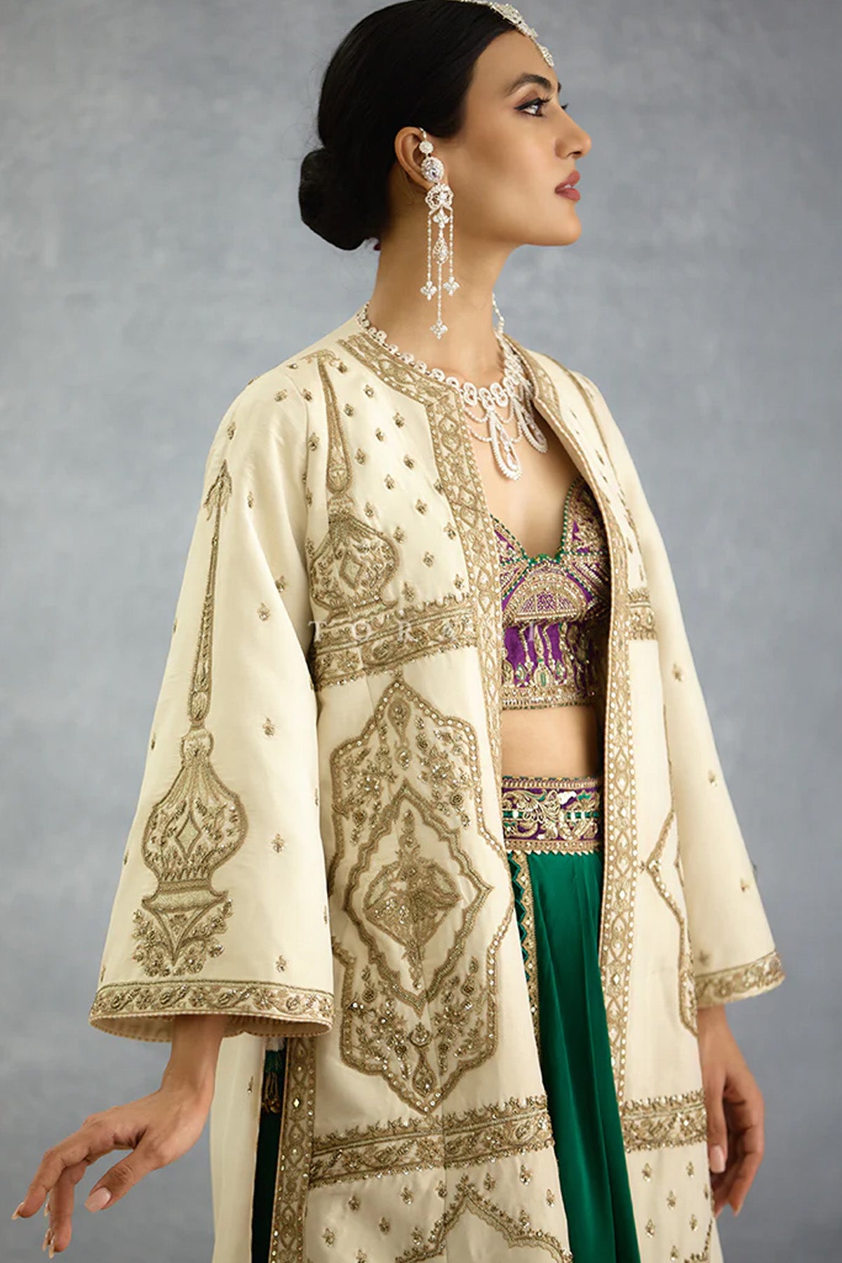 Maahe Fazeena Jacket Set