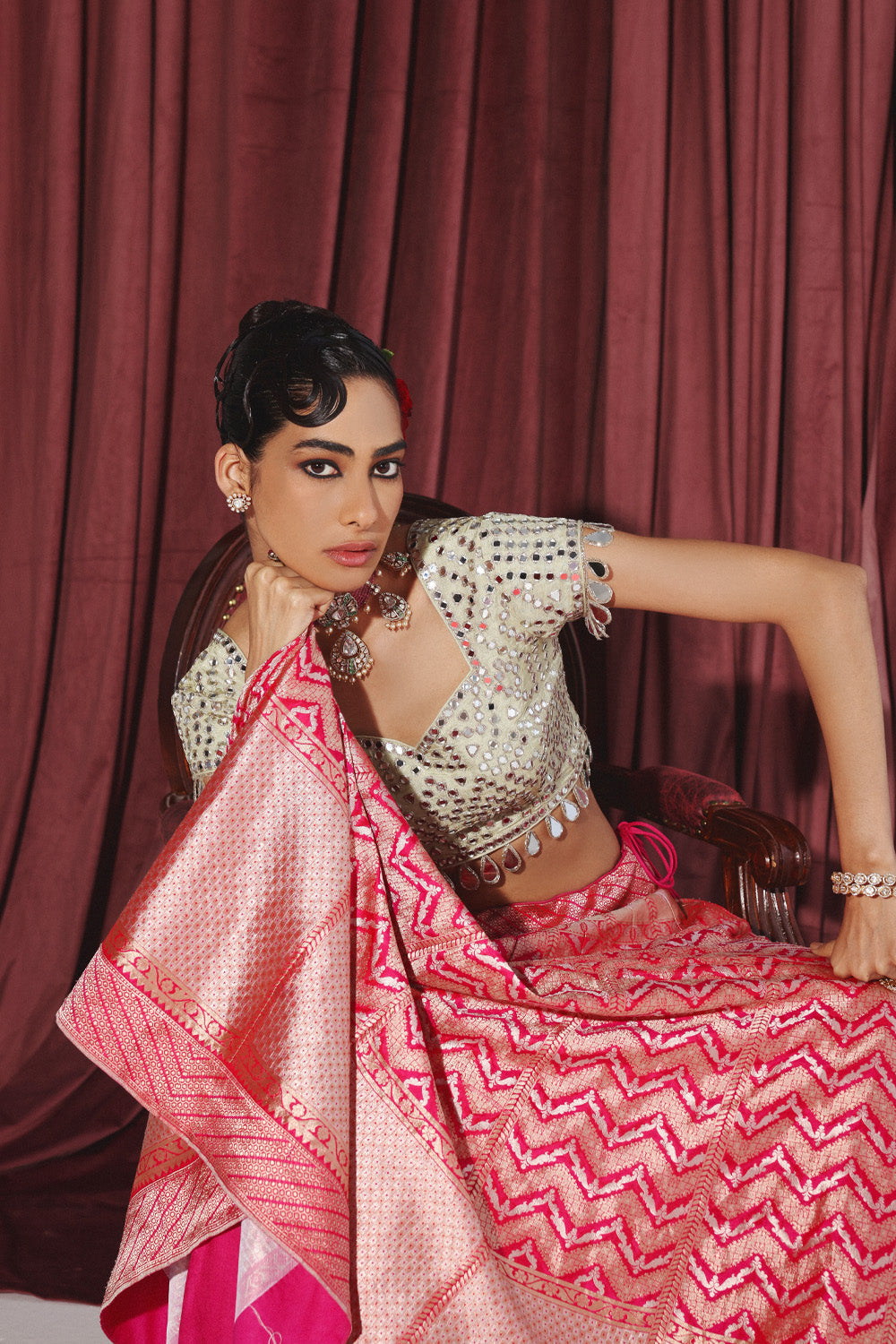 Banarasi Brocade Lehenga Set