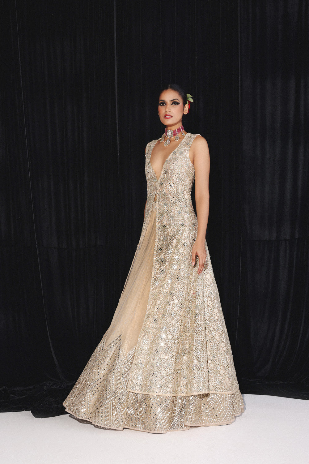 JACKET AND LEHENGA SET