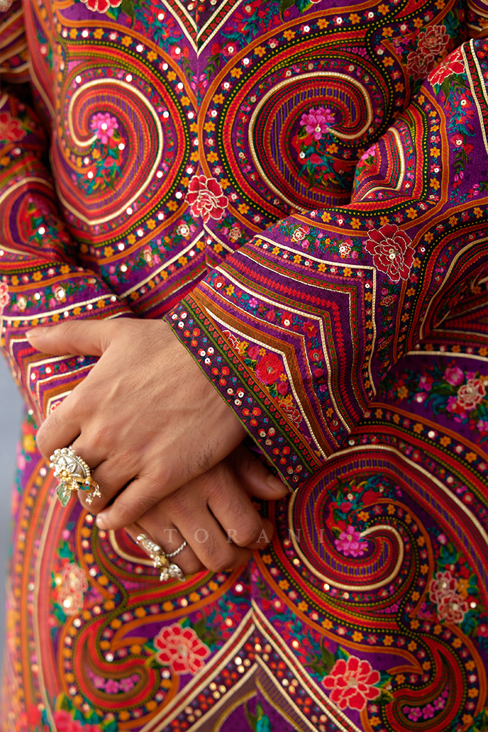 Dil Kusha Riyaz Sherwani Set
