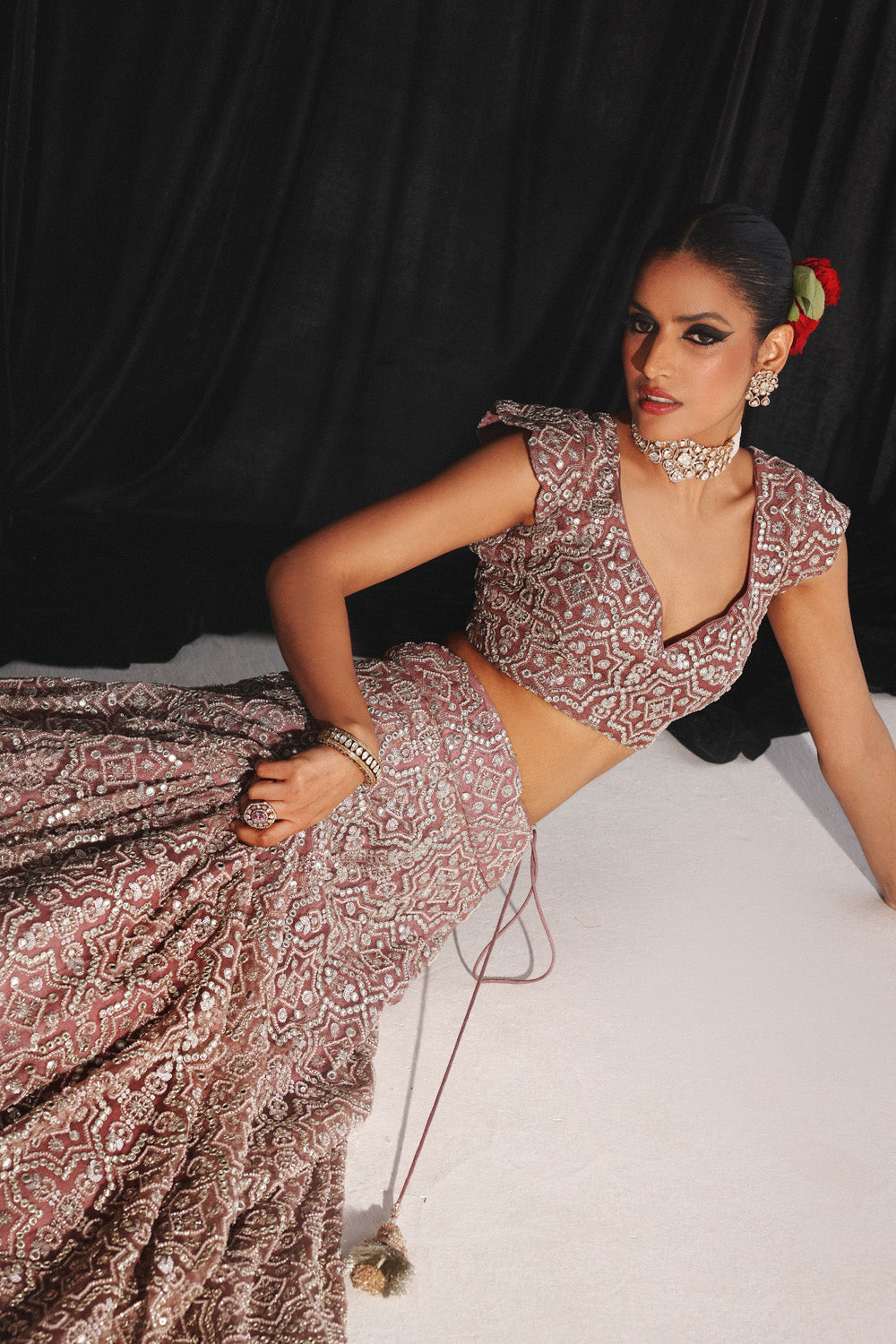 Conical Lehenga Set