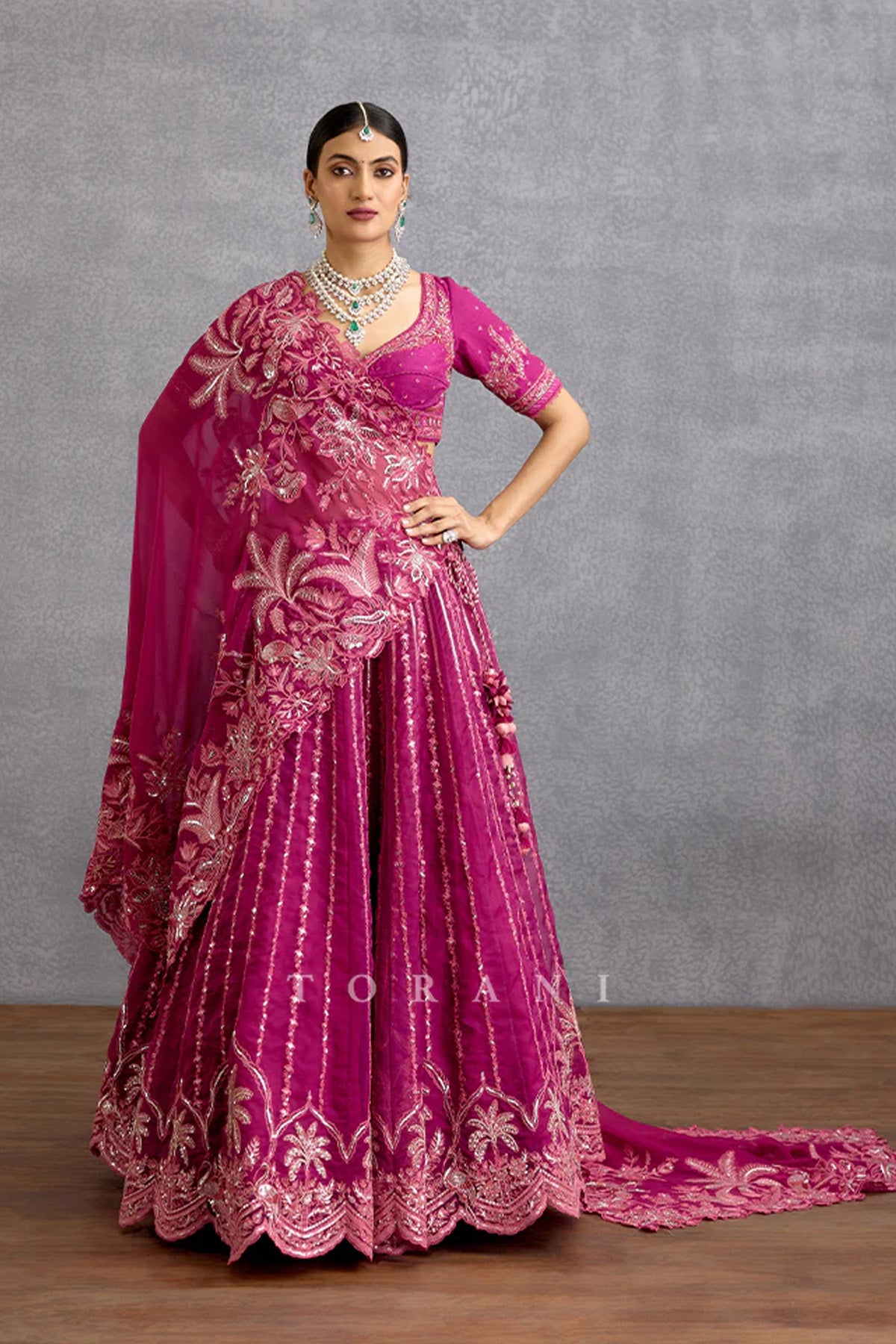 Padmaraga Wrija Lehenga Set