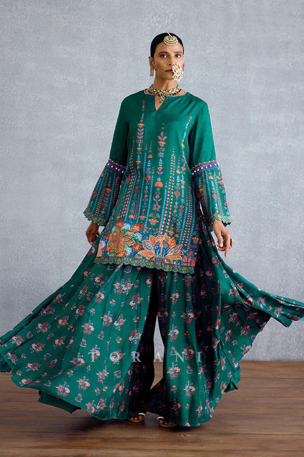 Mayurika Ajanta Gharara Set