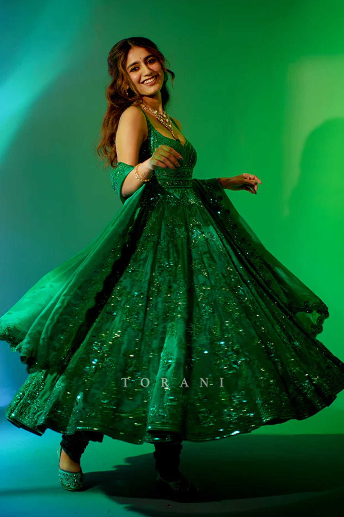 Parnabha Aruna Anarkali Set
