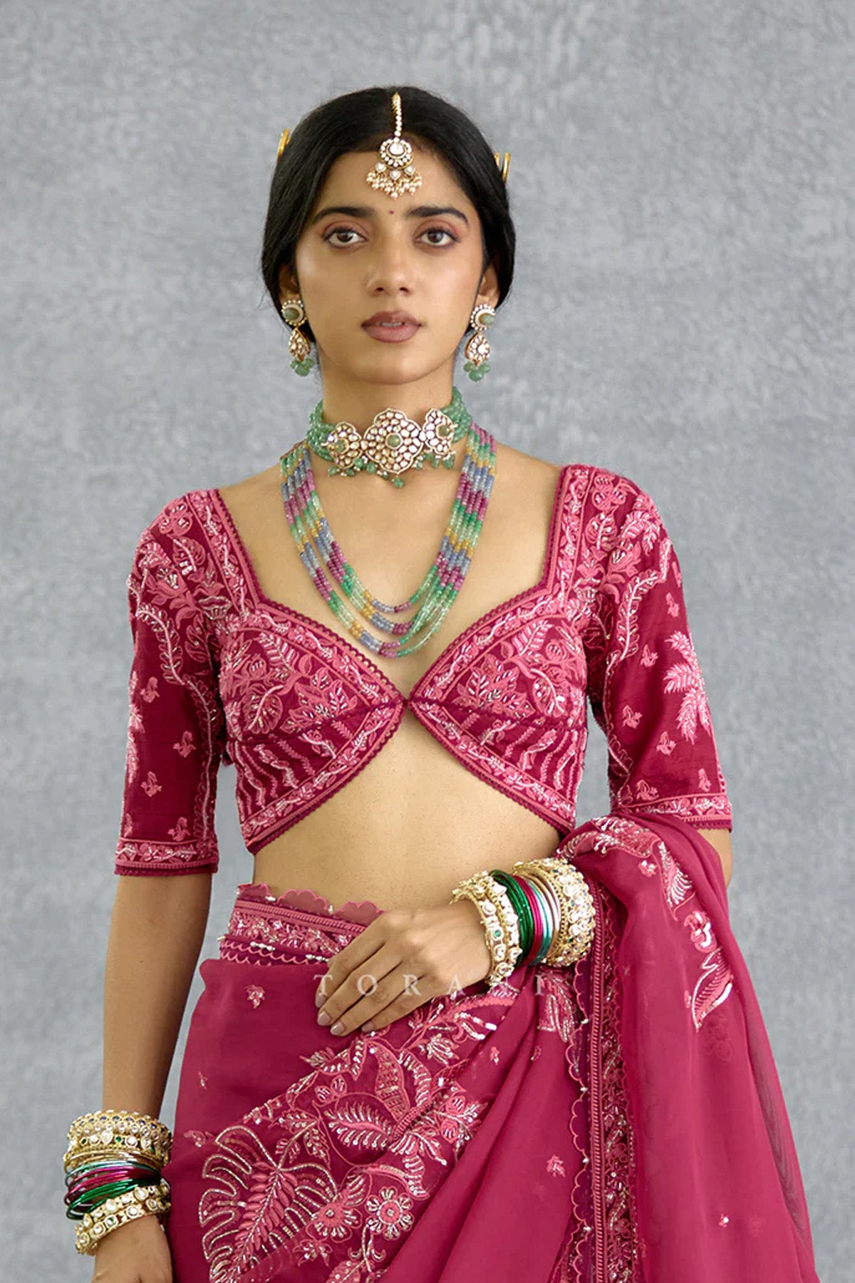 Padmaraga Pankhuri Blouse