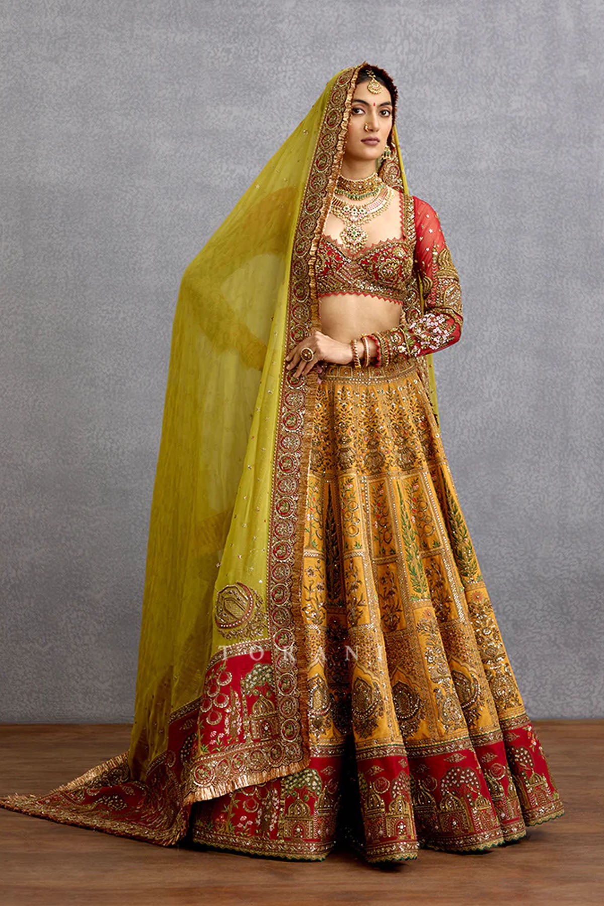 Zarqash Sidra Lehenga Set