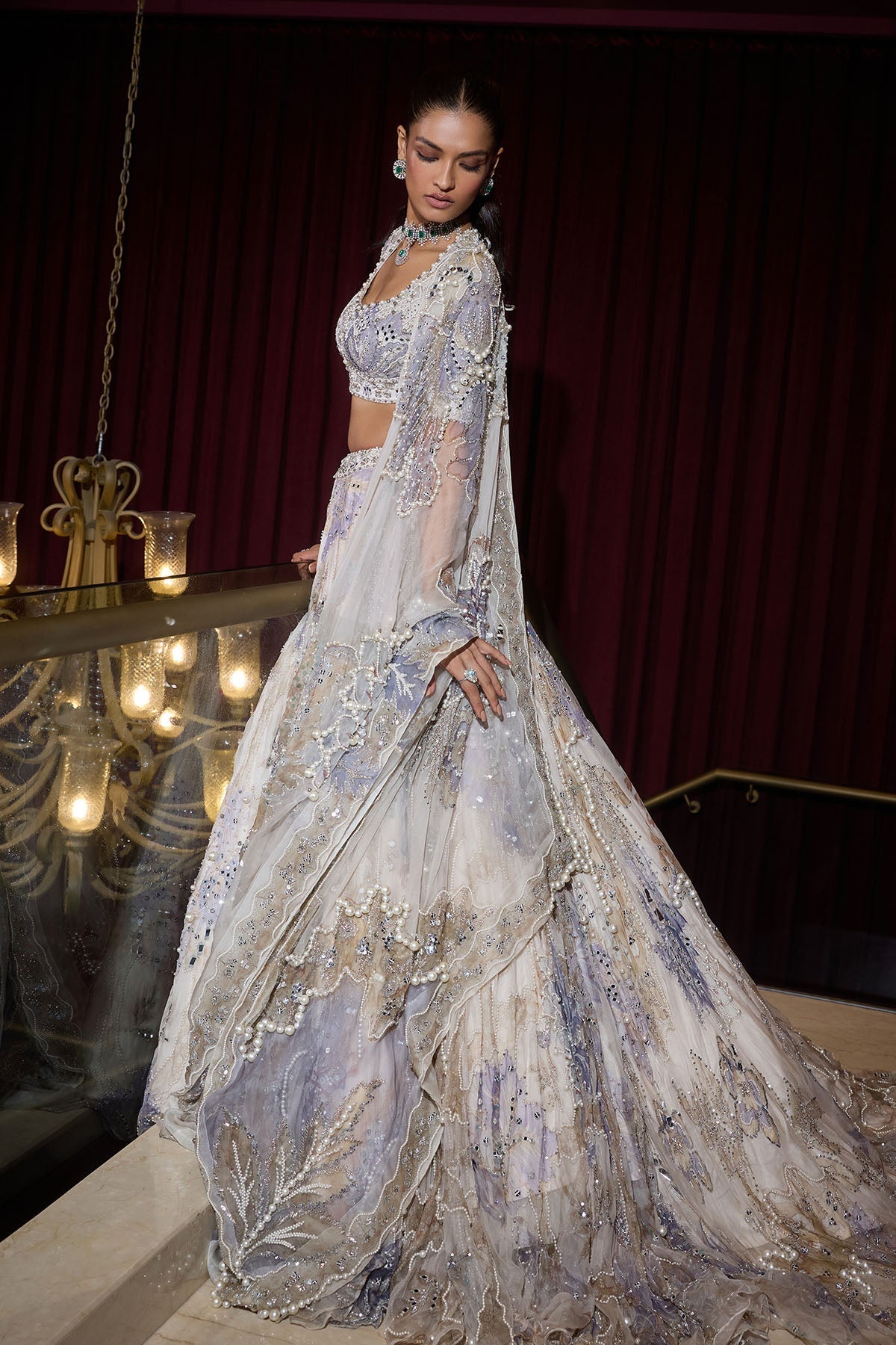 Tara Sutaria in Zeenat lehenga