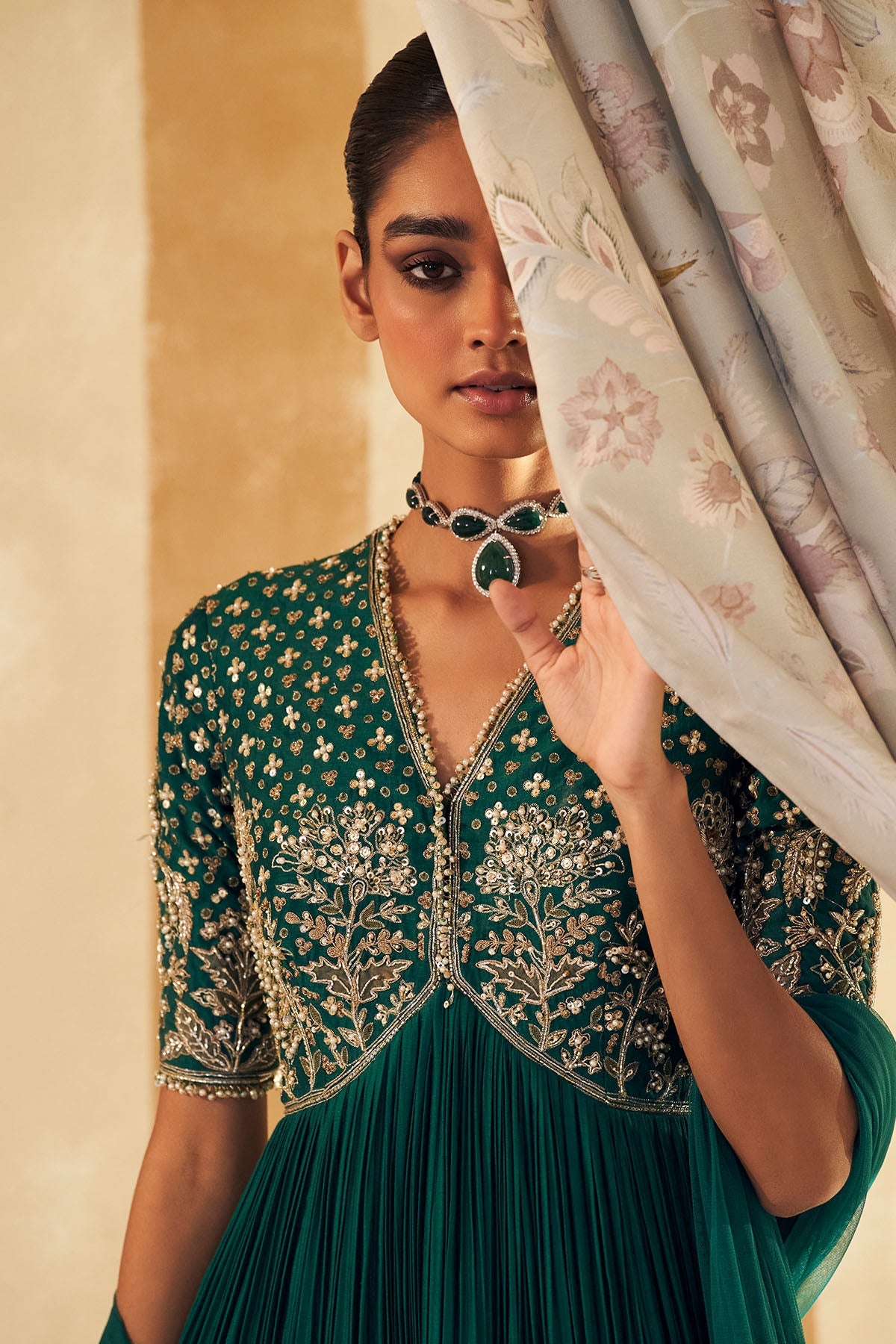 Zarqaa Anarkali set
