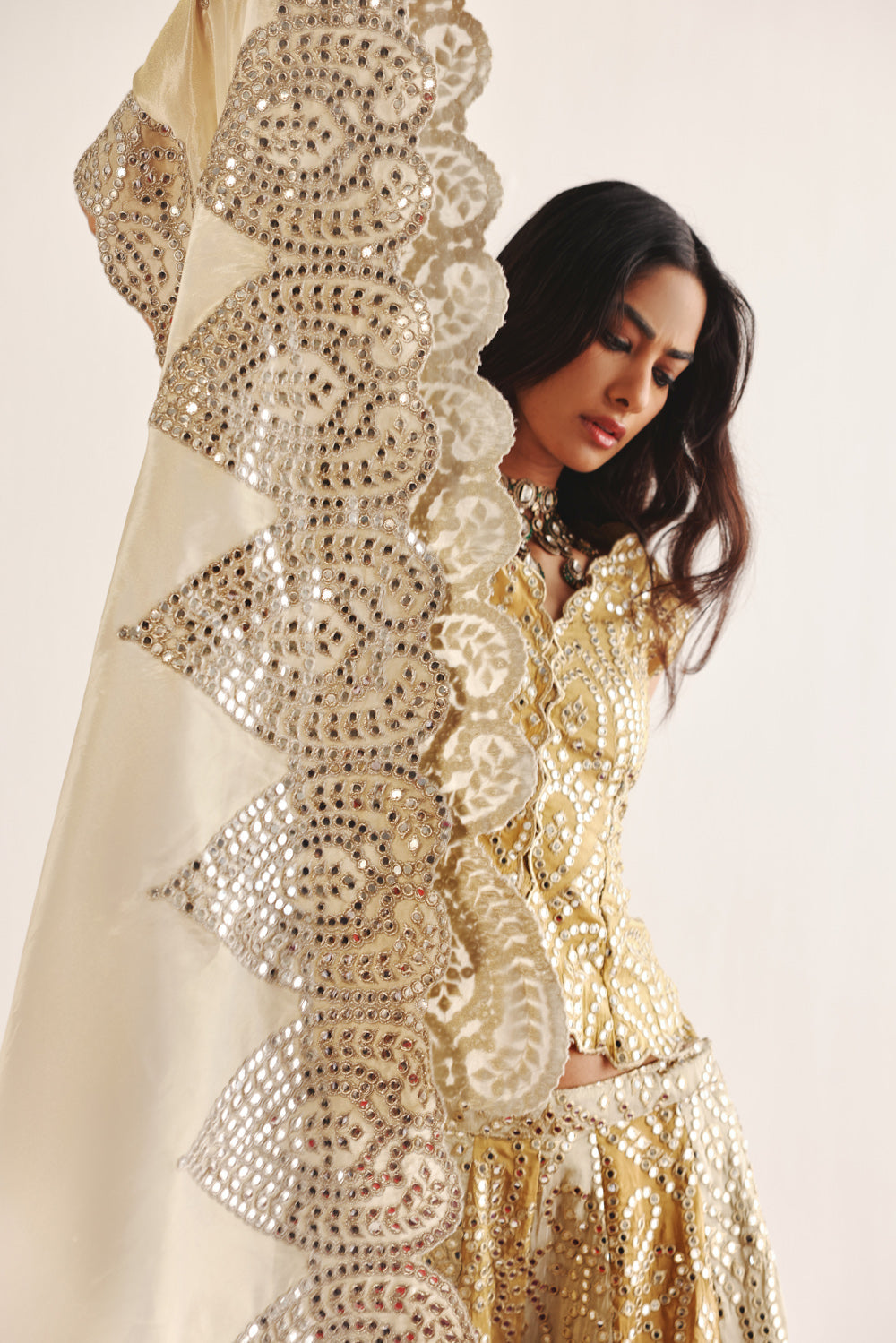 Dual Color Flared Shararas