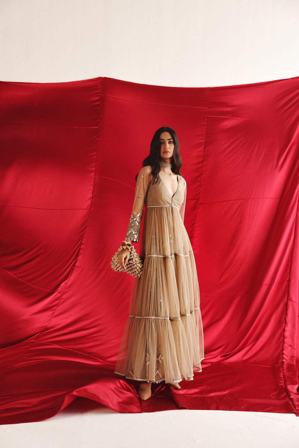 Layered Anarkali Jacket