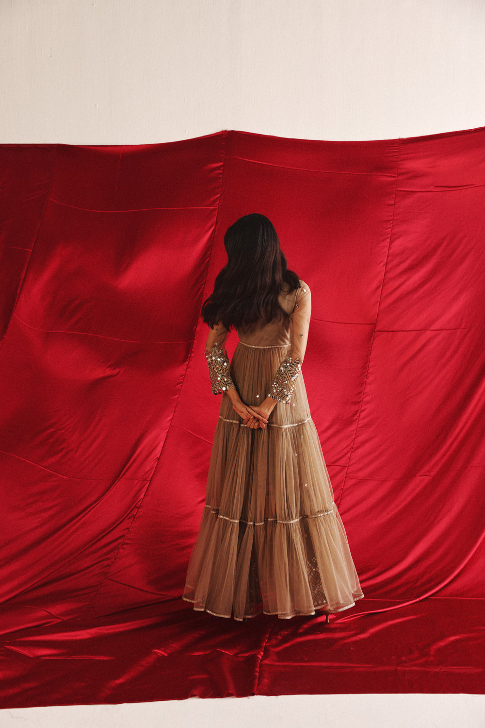 Layered Anarkali Jacket