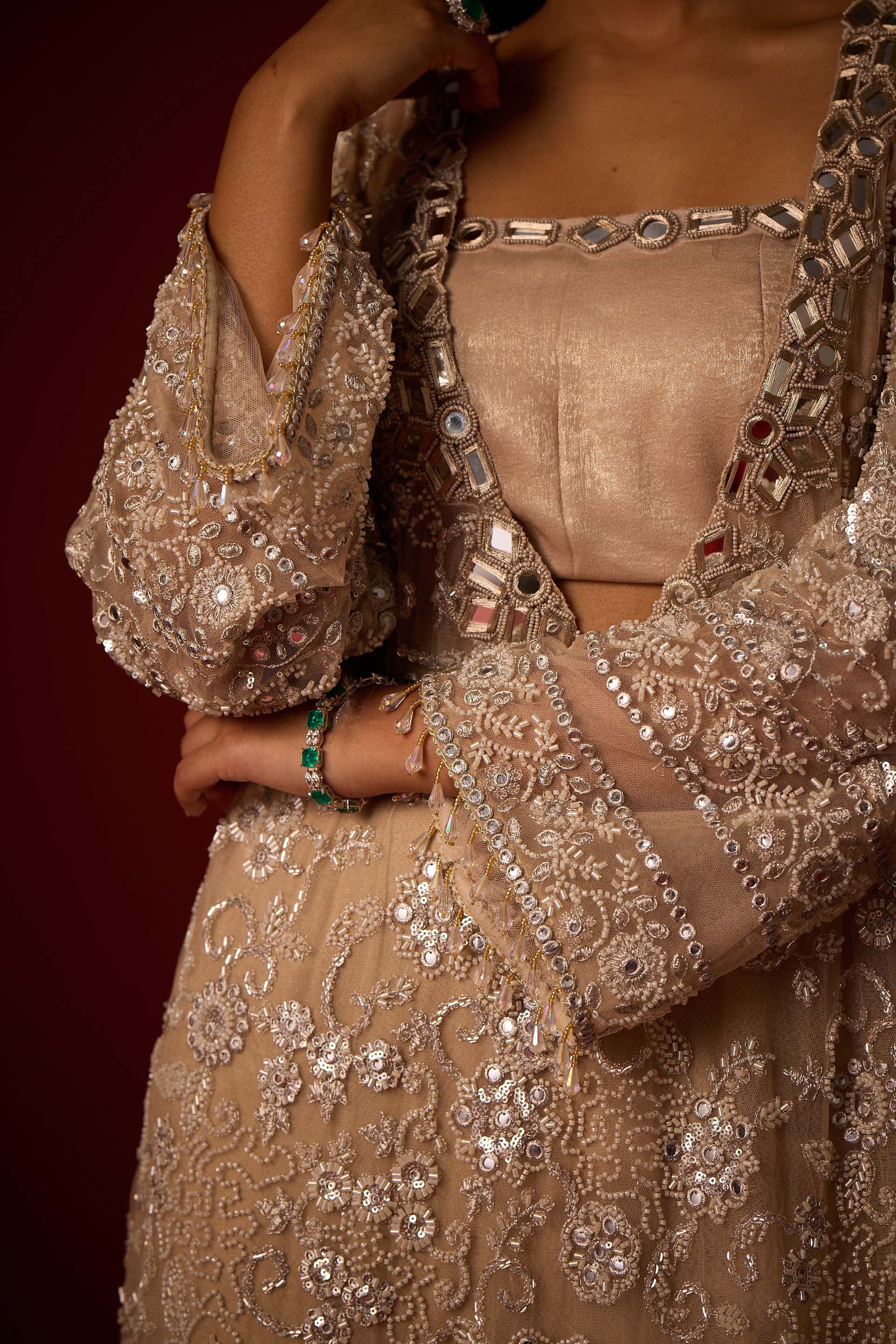 Deep V Neck Kaftan