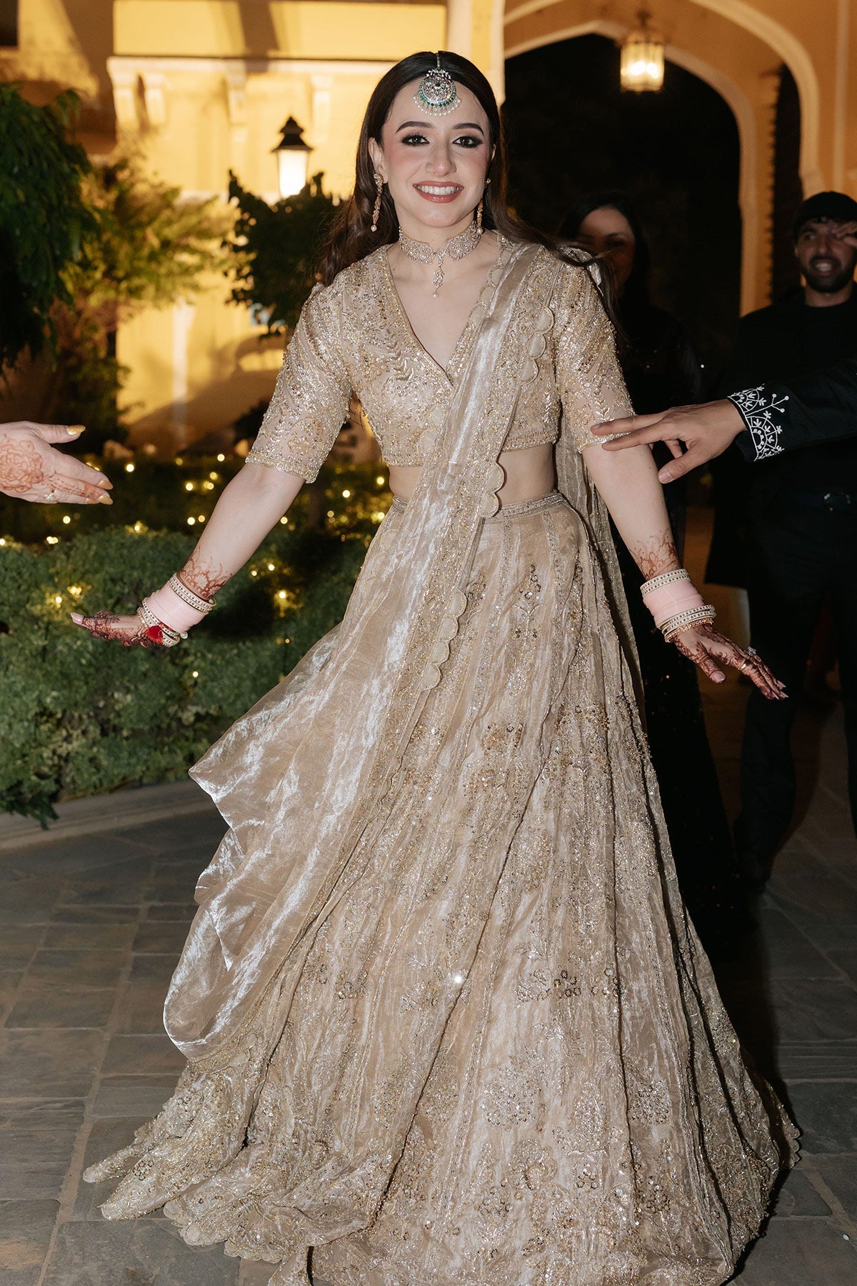 Vinny in Swarn Lehenga Set