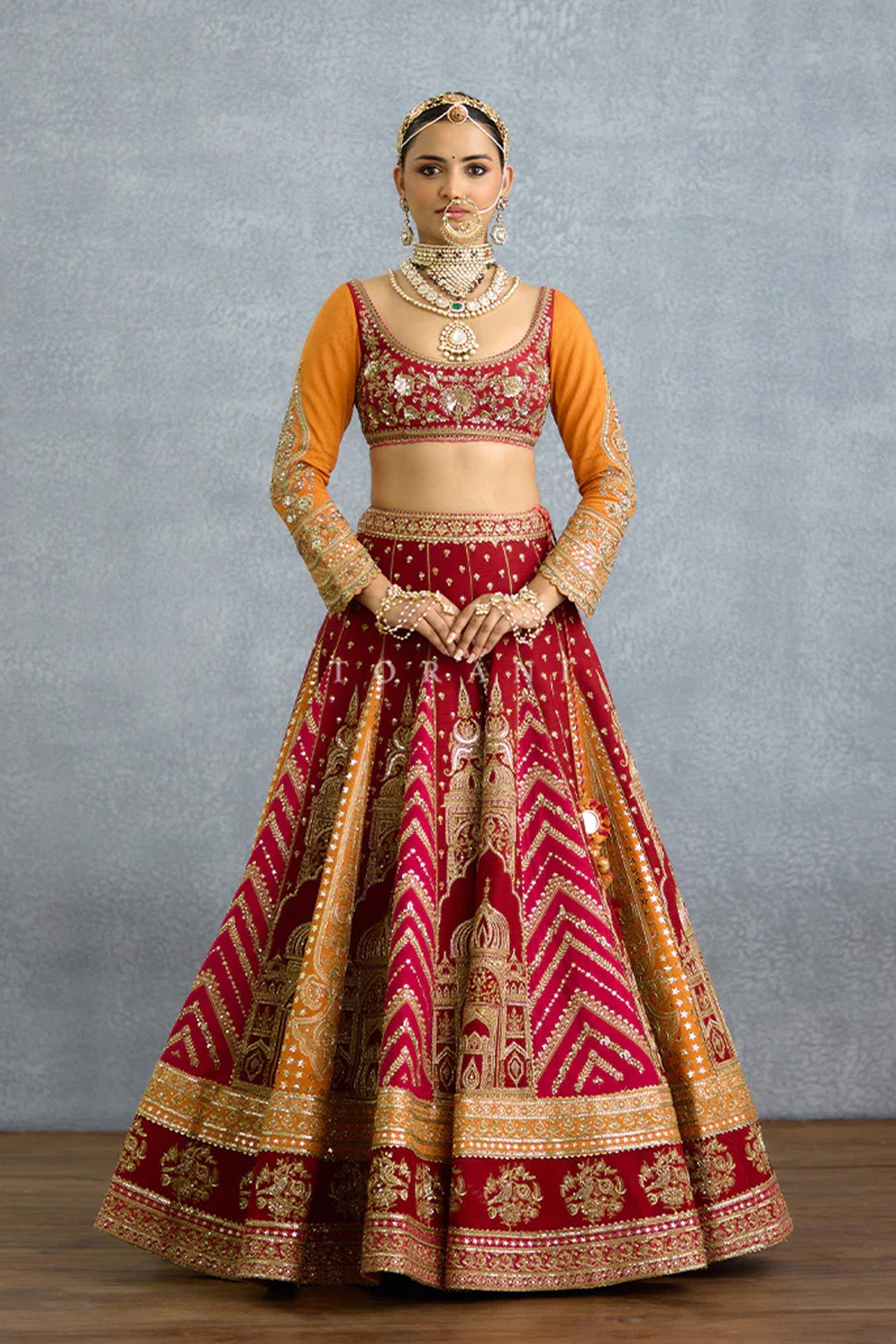 Zehra Zafrani Misba Lehenga Set