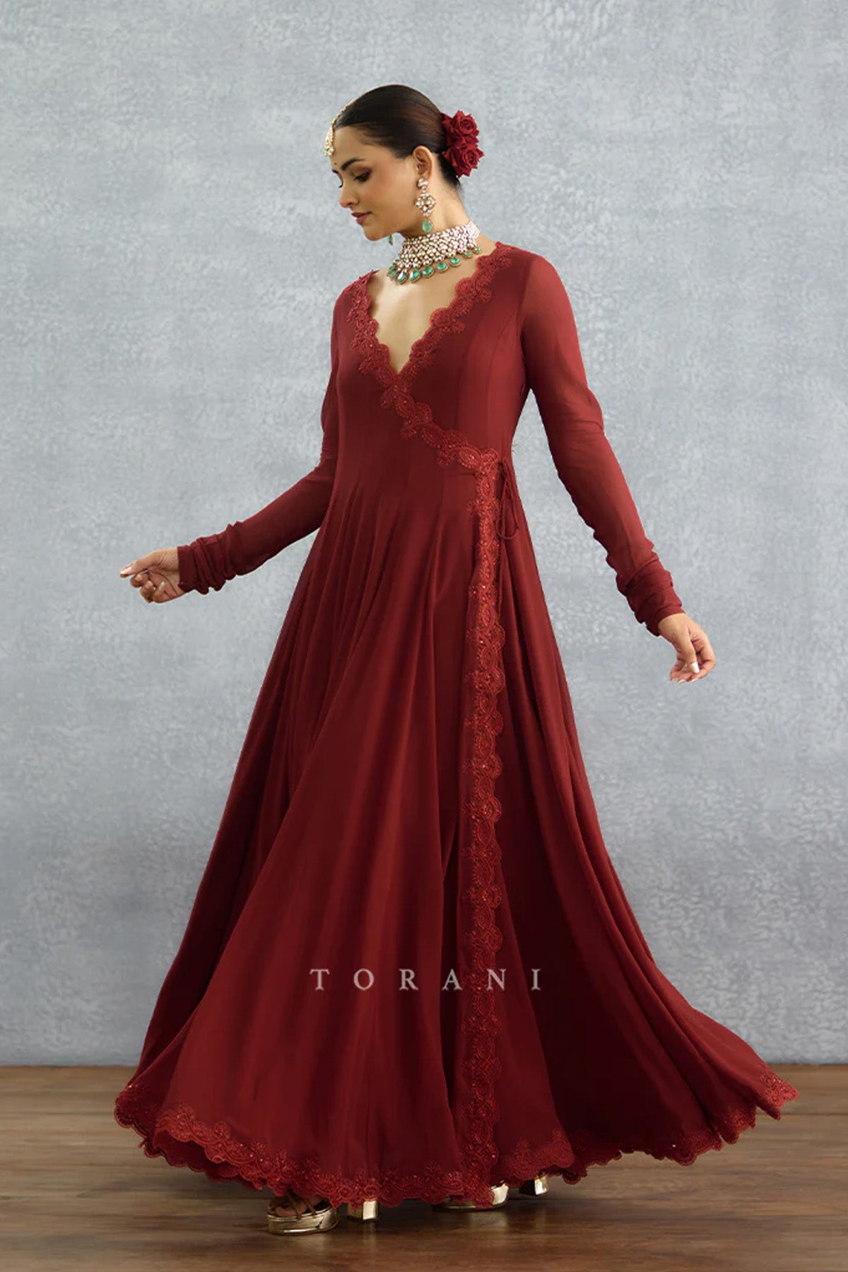 Laalima Prisha Anarkali Set