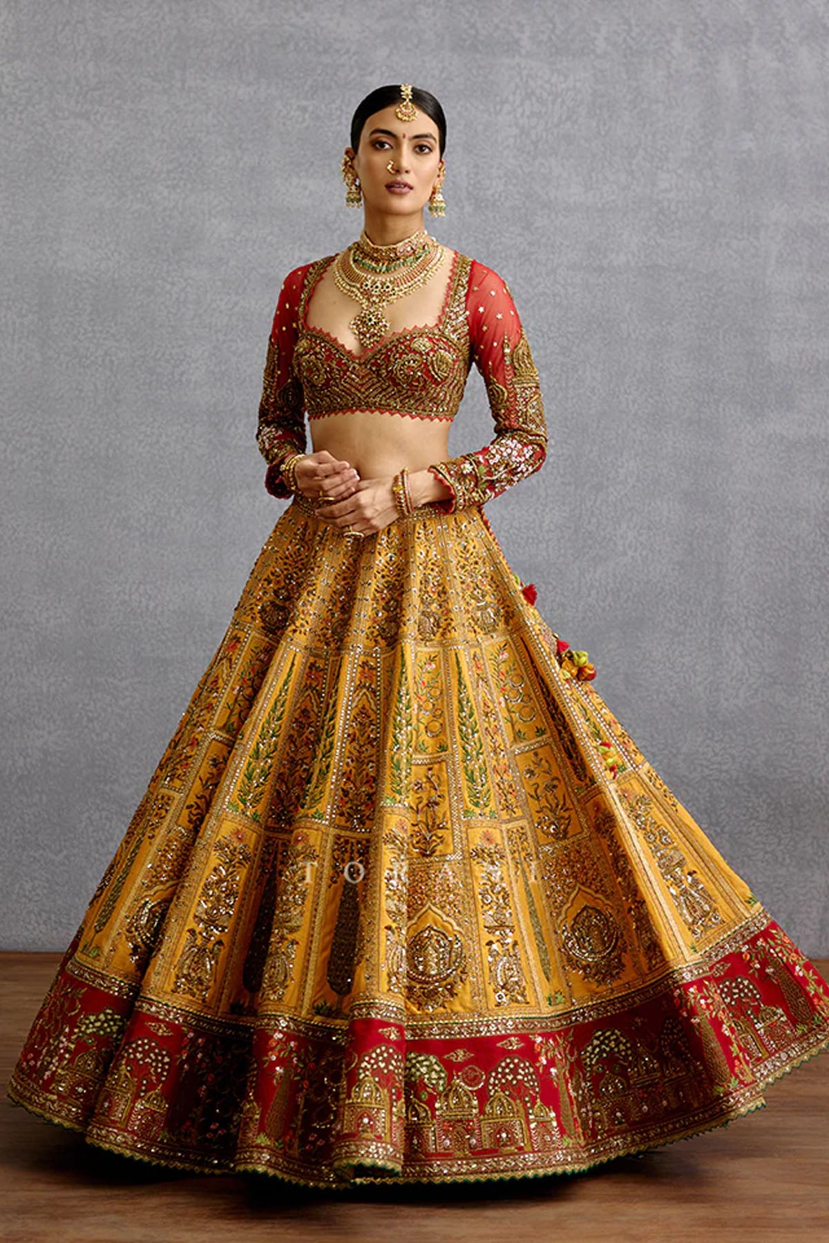 Zarqash Sidra Lehenga Set