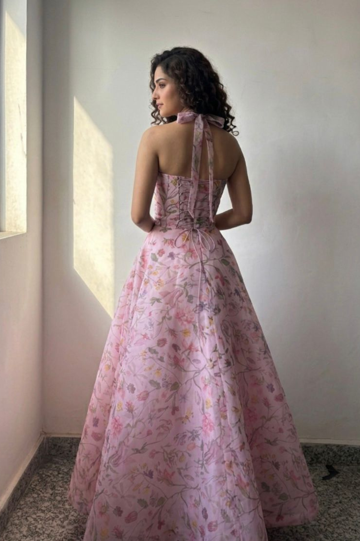 Tripti in Structure flared Midi dress