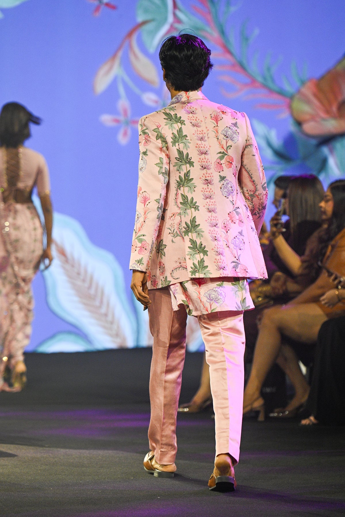 Nawal Quilted Hand Embroidered Blazer Set