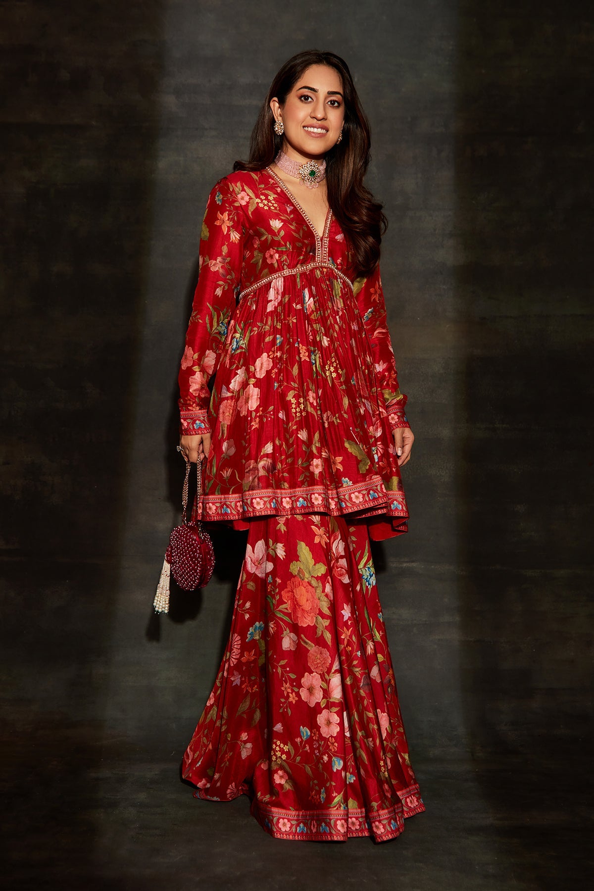 RIDHI MEHRA IN FLORIAN IN RED