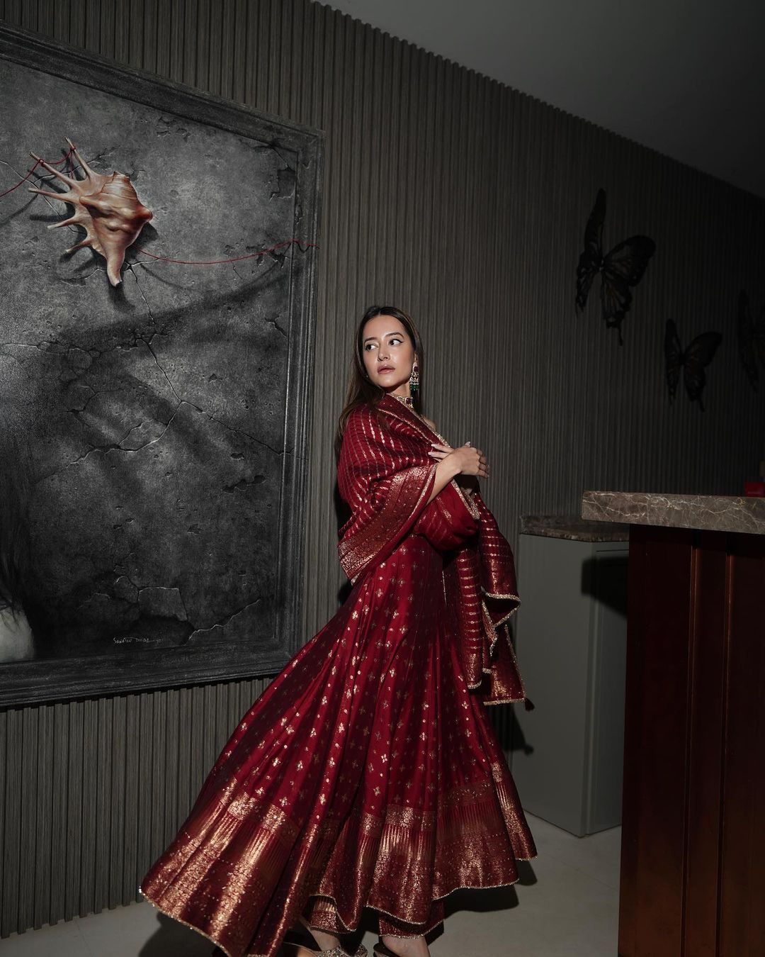 The Sindoori Anarkali