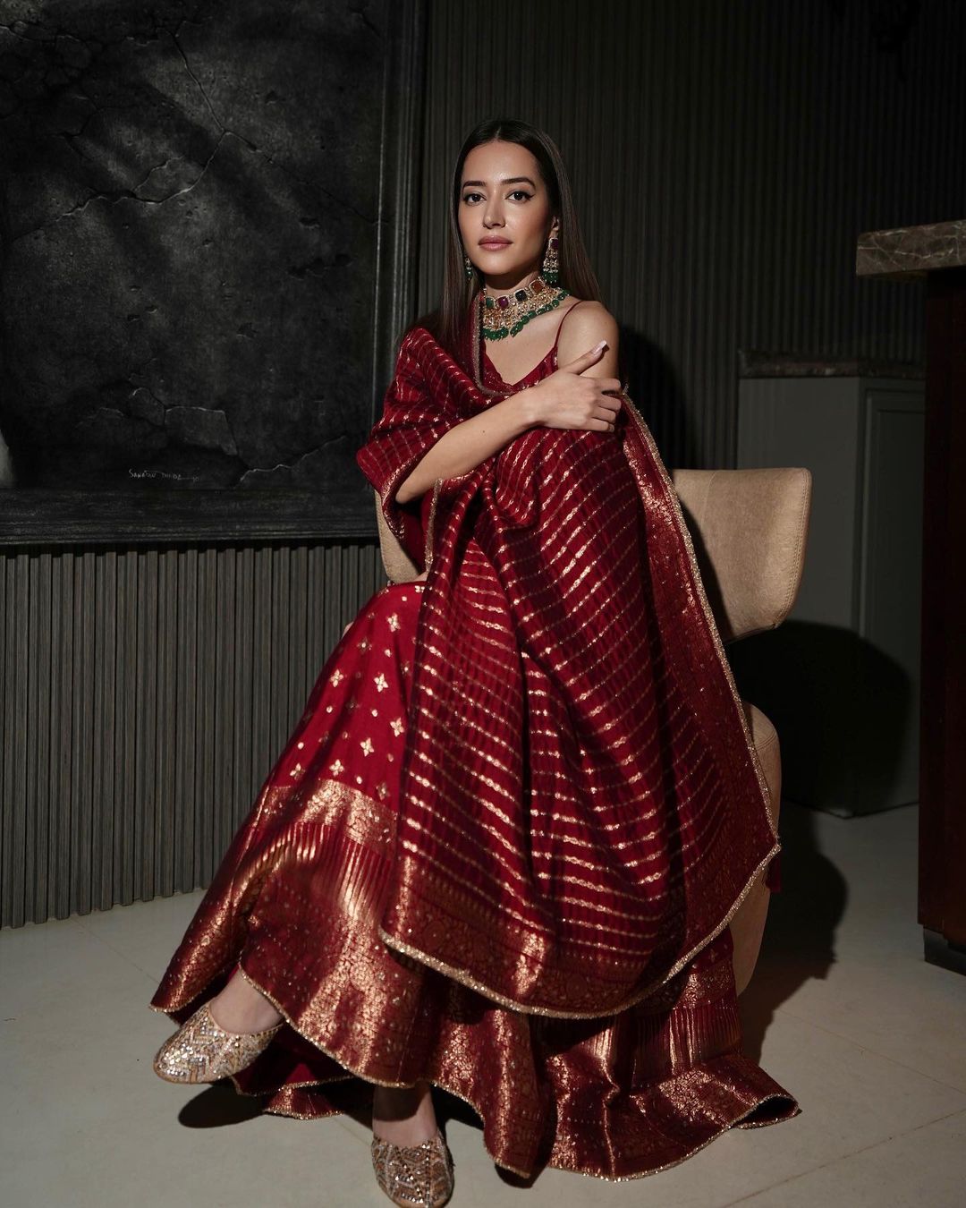 The Sindoori Anarkali