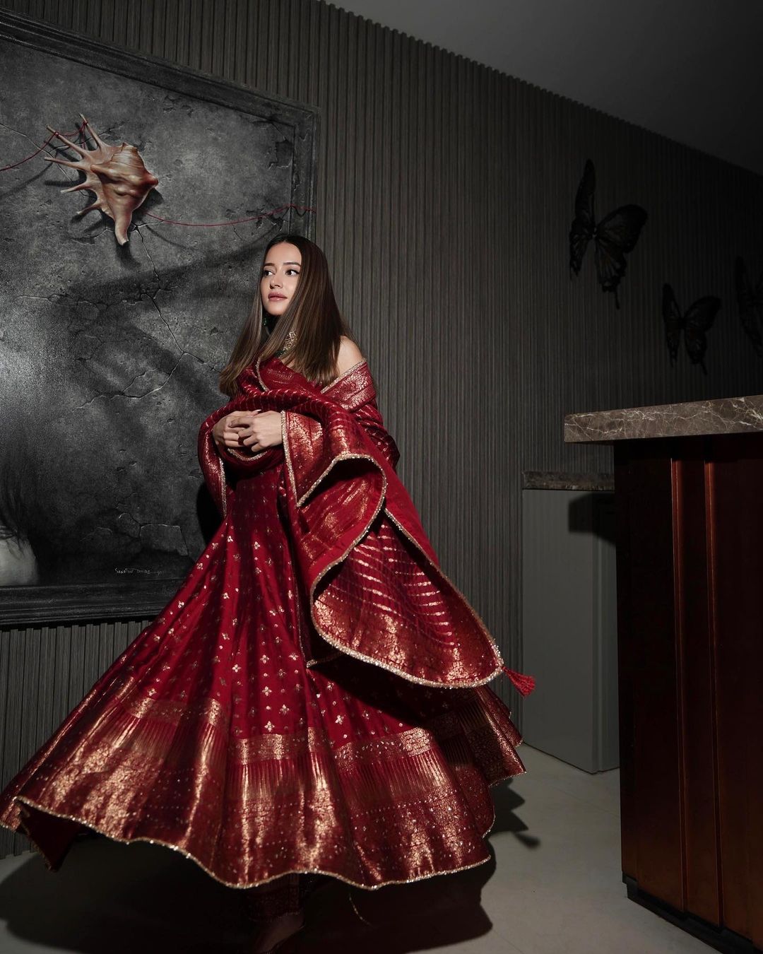 The Sindoori Anarkali