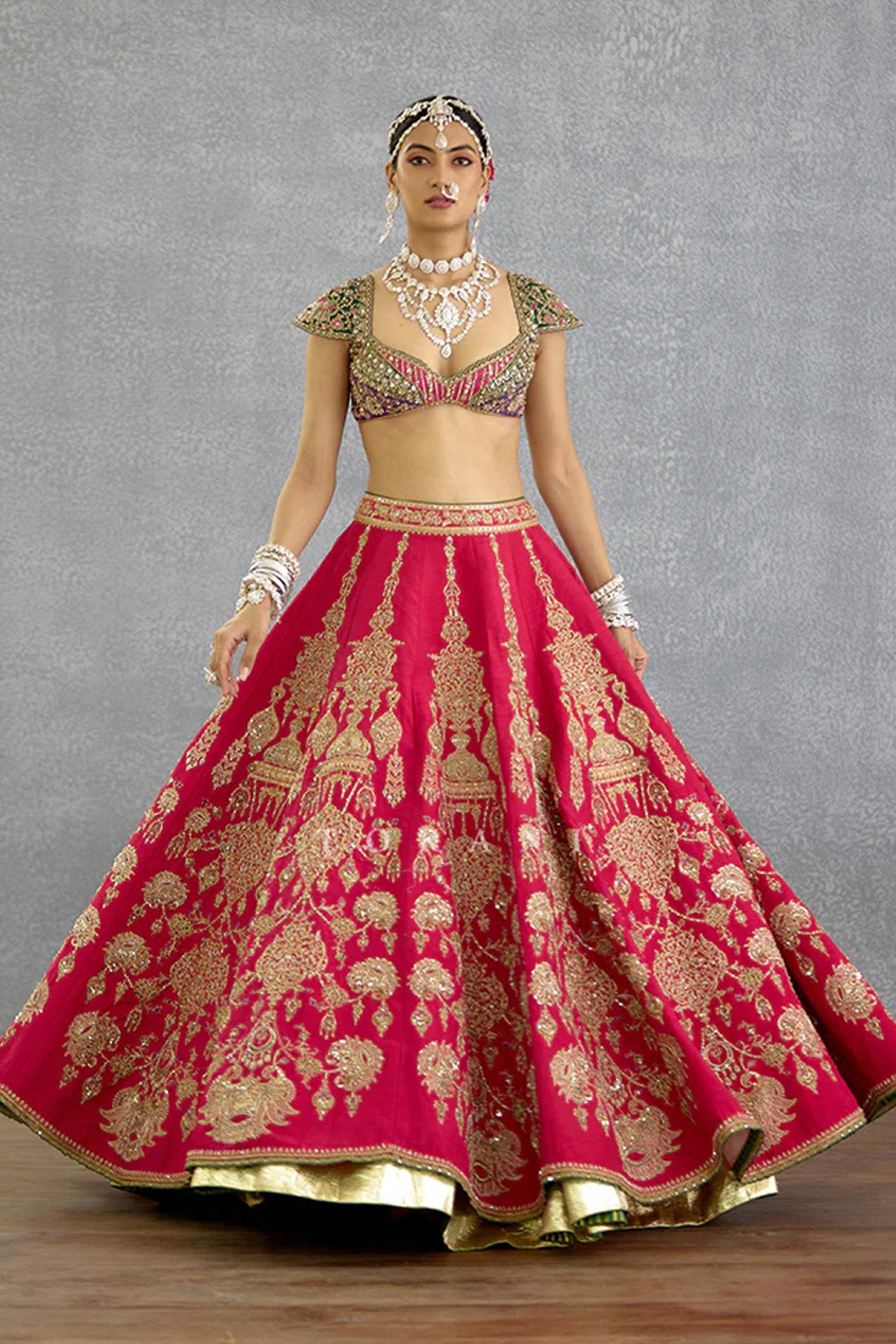 Gul-Rang Malika Lehenga Set