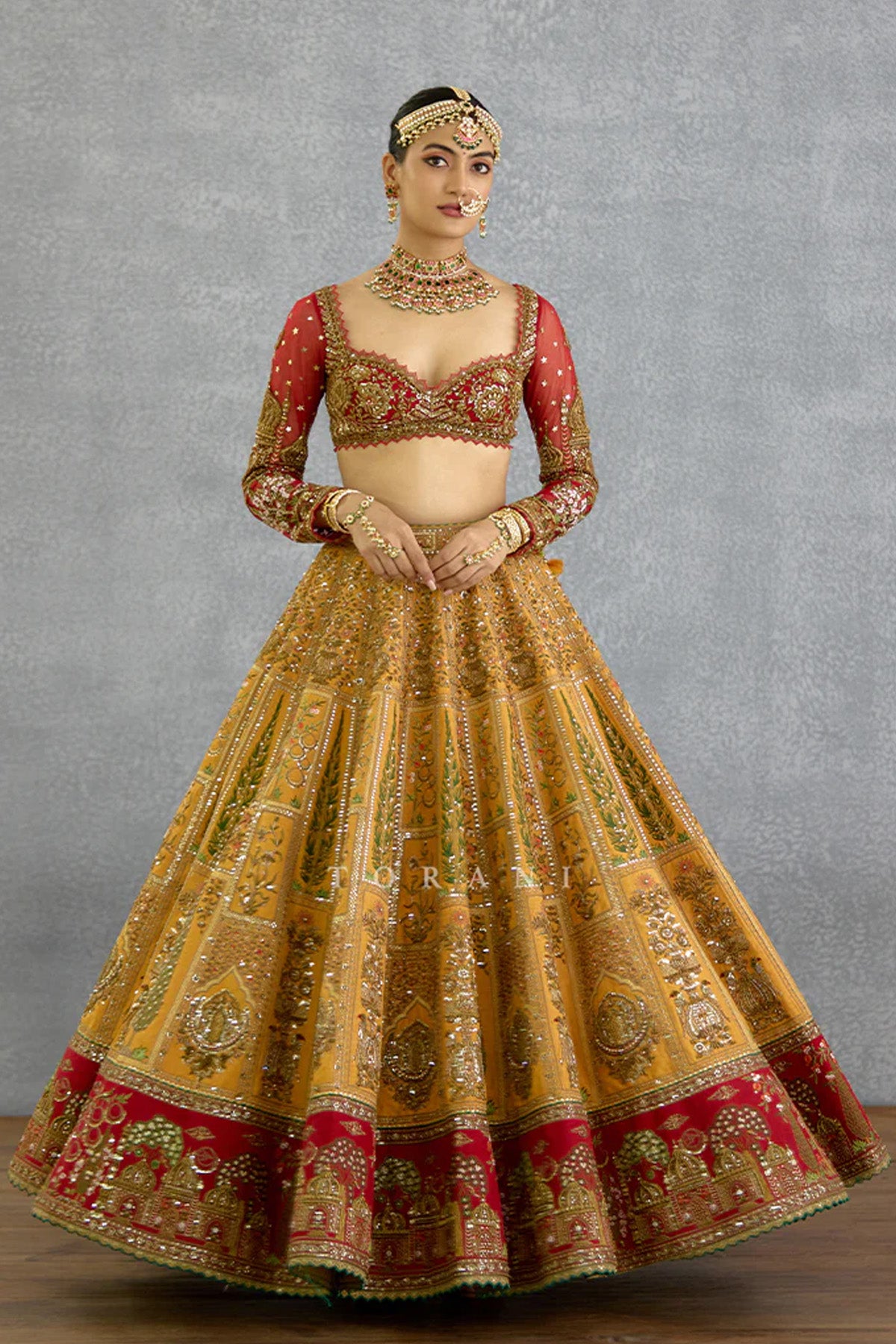 Zehra Zarqash Sidra Lehenga Set