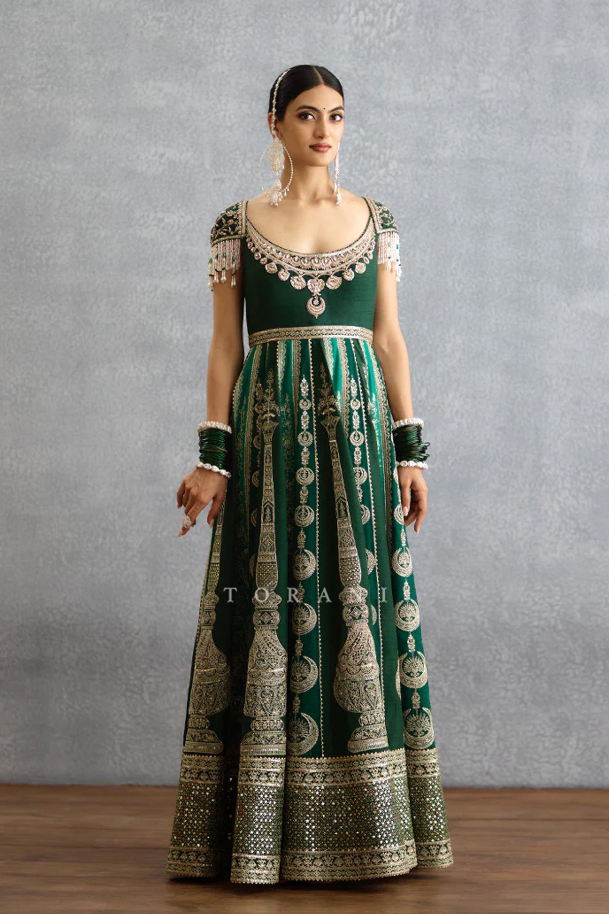 Yashm Azeeza Anarkali Set