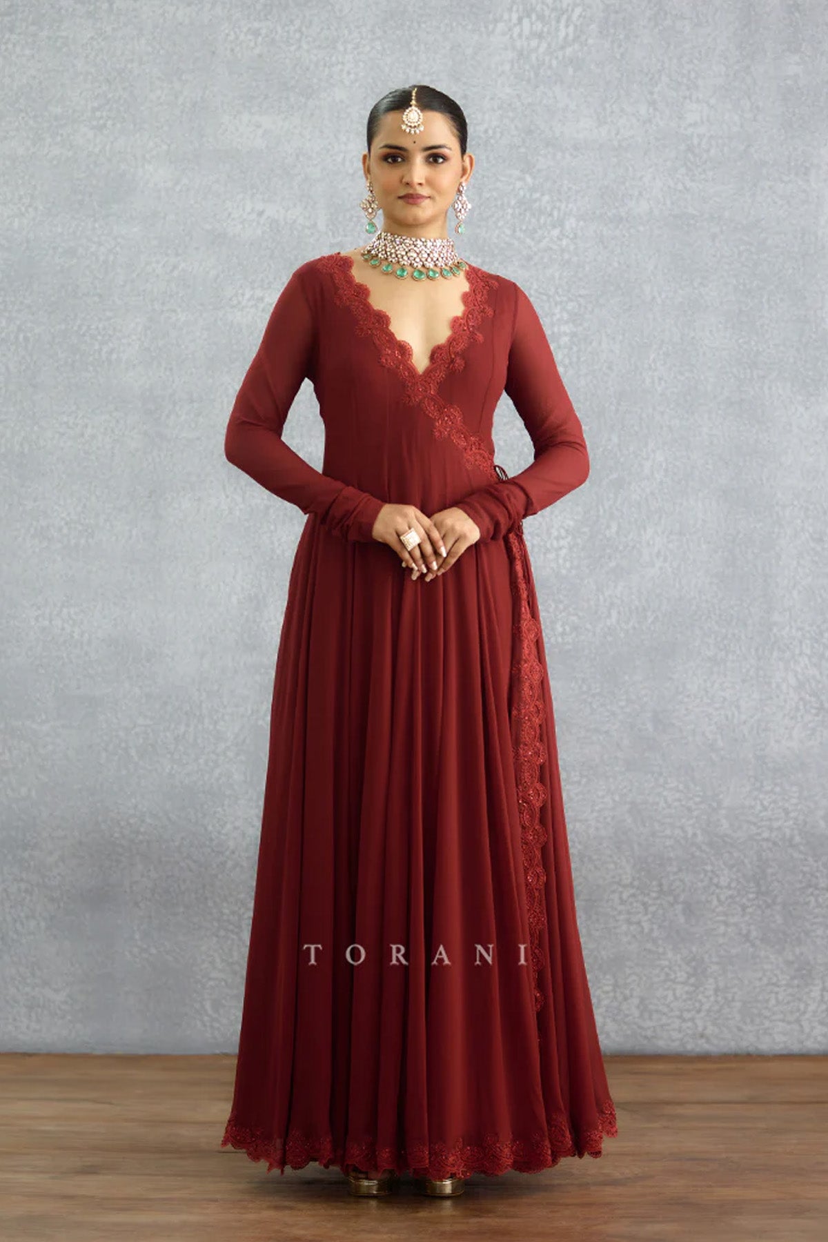 Laalima Prisha Anarkali Set