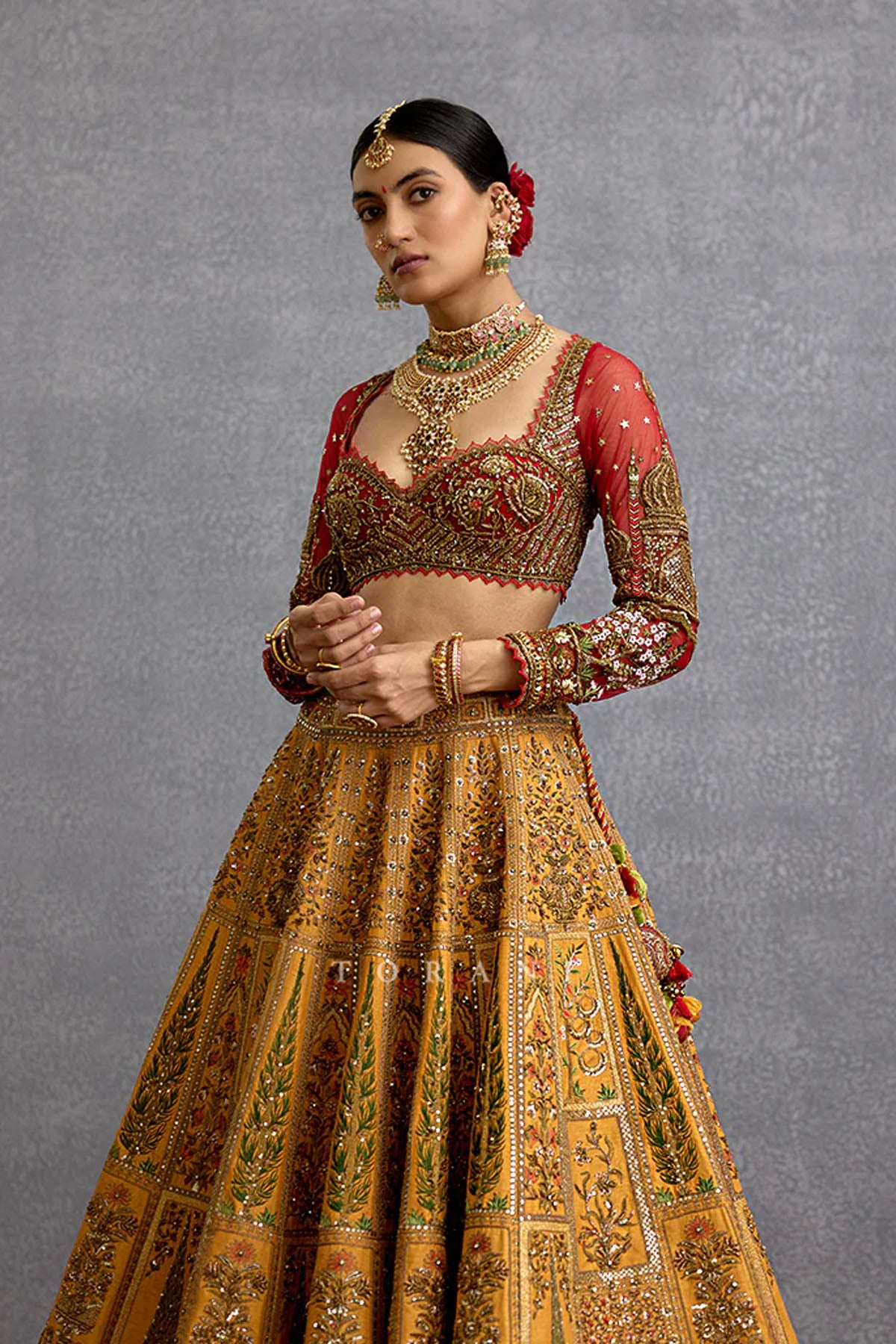Zarqash Sidra Lehenga Set