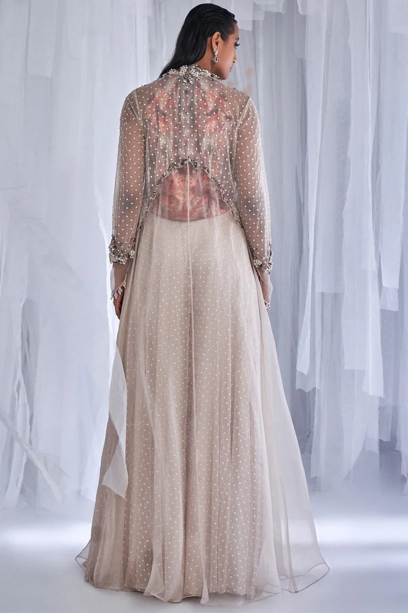 Shirin Sharara With A Jacket And Waistcoat
