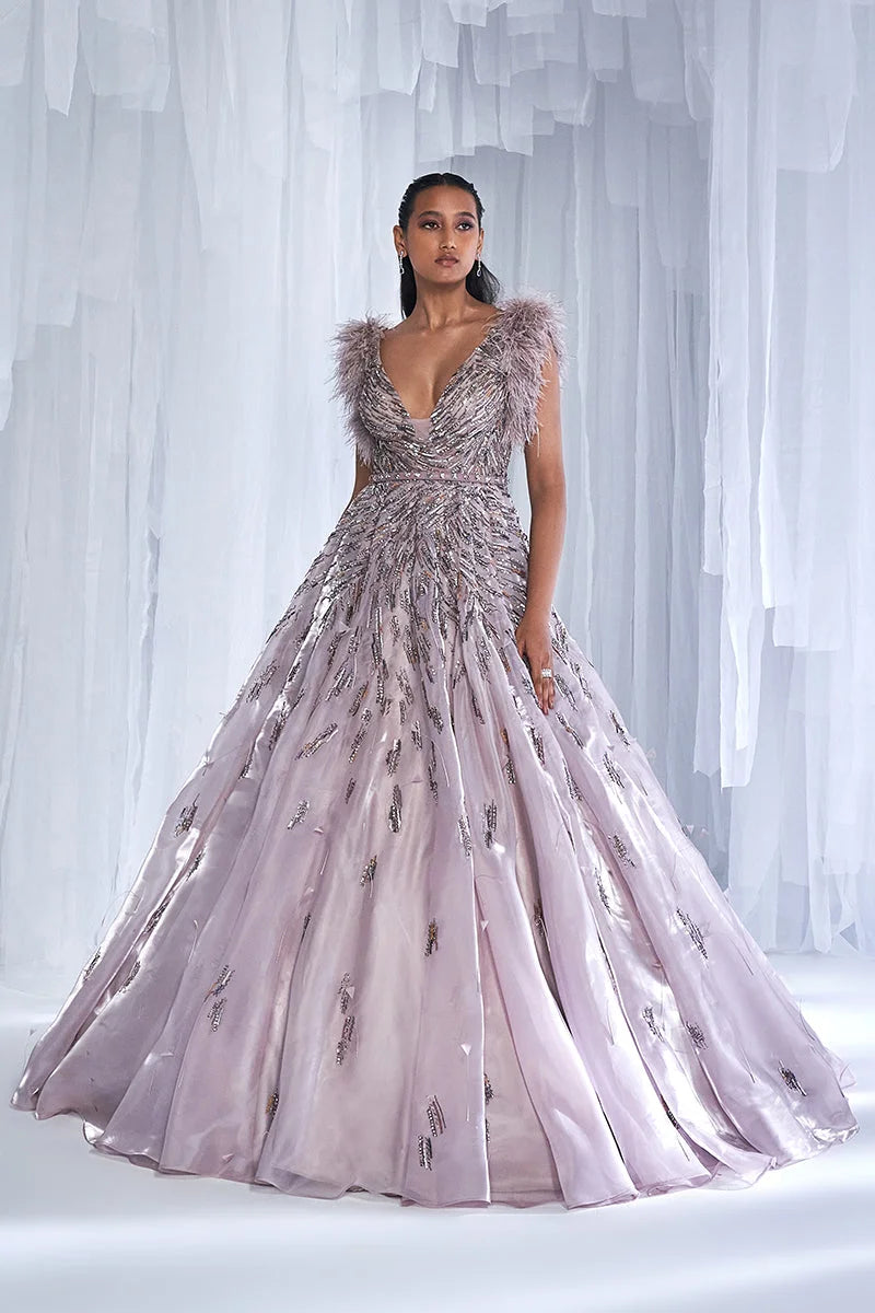 Nicolette Organza Gown