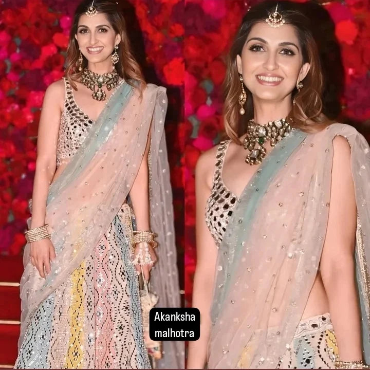 Mrunal Thakur in Ranjeeta Lehenga set