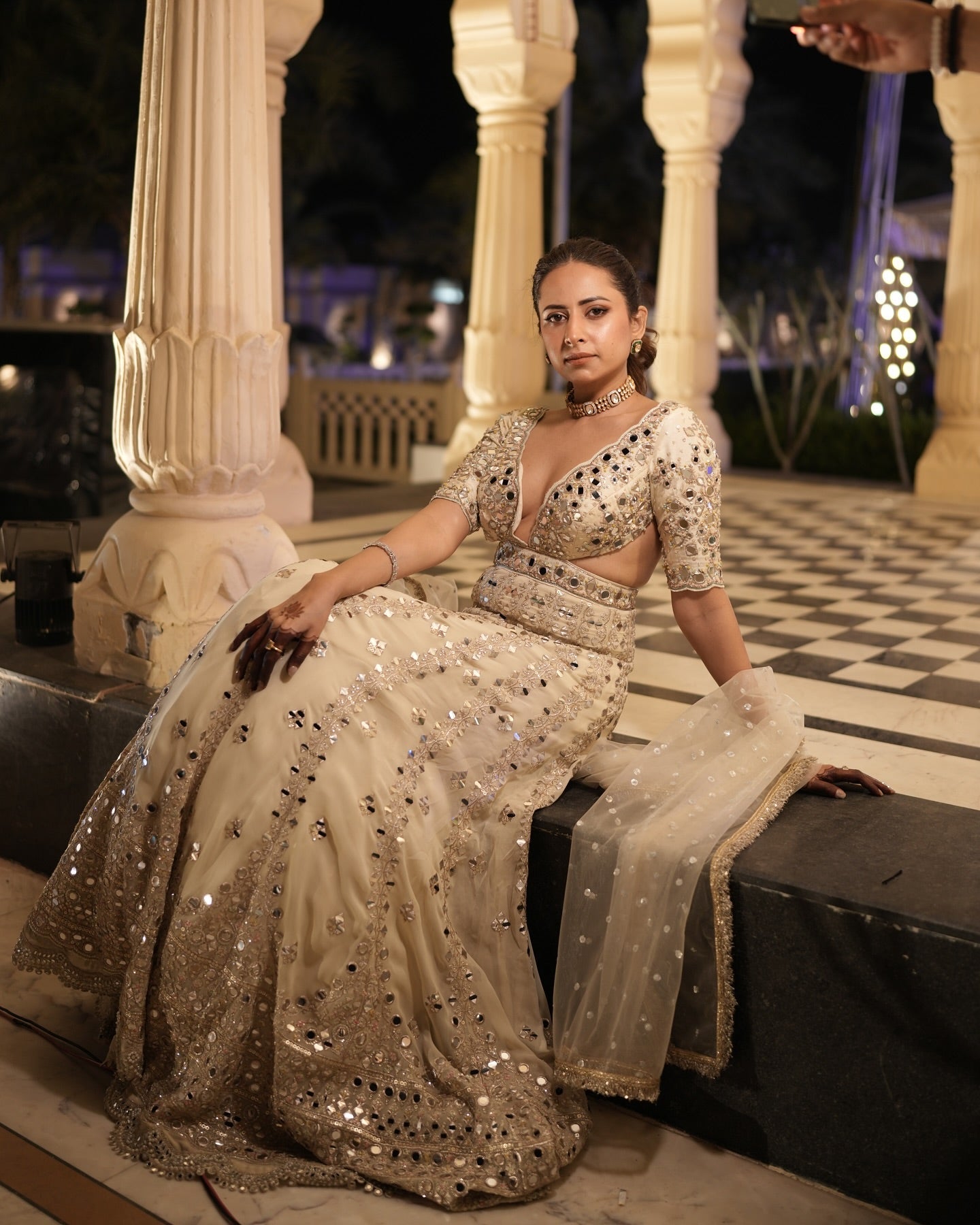 Aasmi Anarkali Set -Sargun Mehta