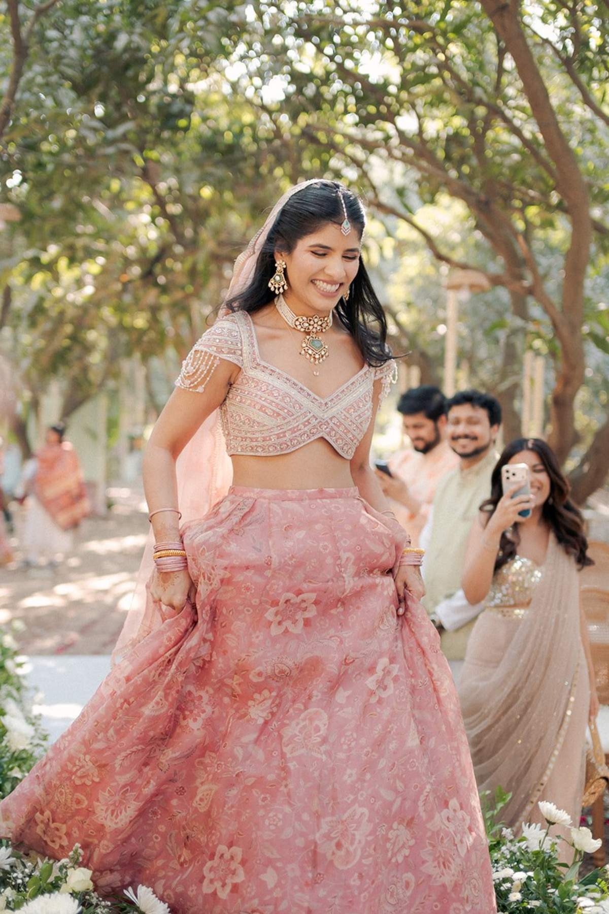 KOMAL GHUGARE In Flare Lehenga Set