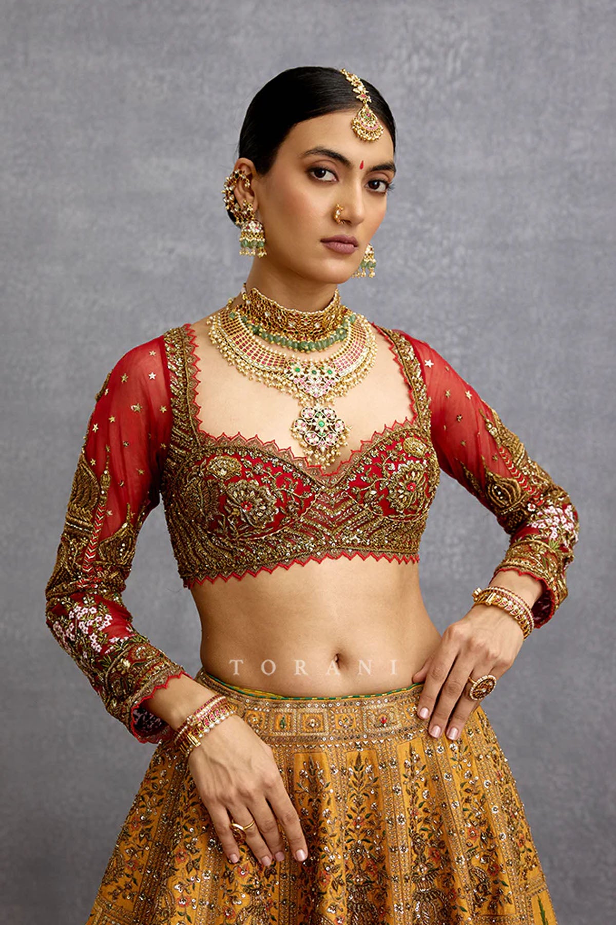 Zarqash Sidra Lehenga Set