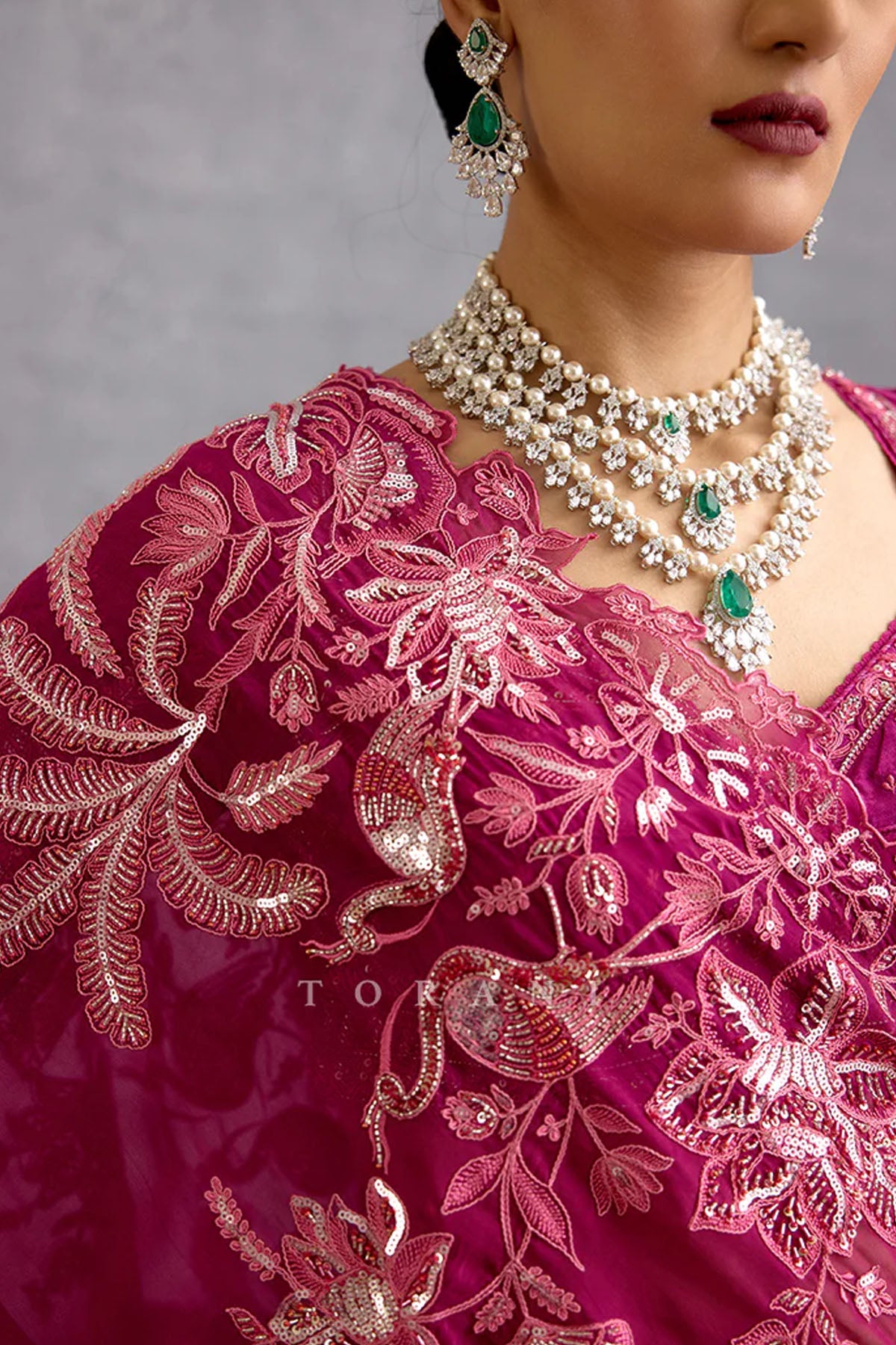 Padmaraga Wrija Lehenga Set