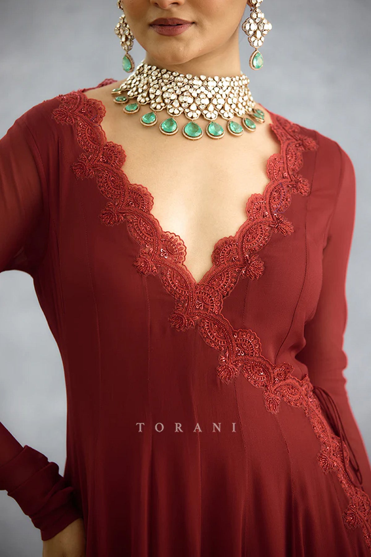 Laalima Prisha Anarkali Set