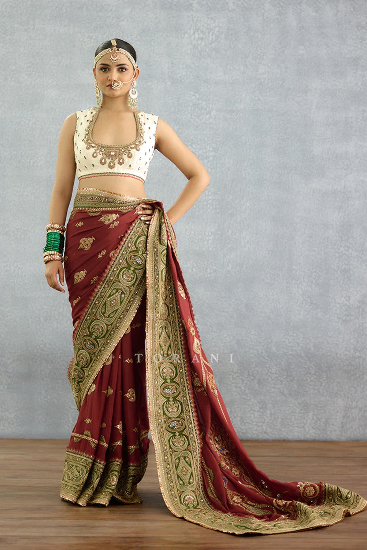 Zehra Neelat Aneeqa Saree Set