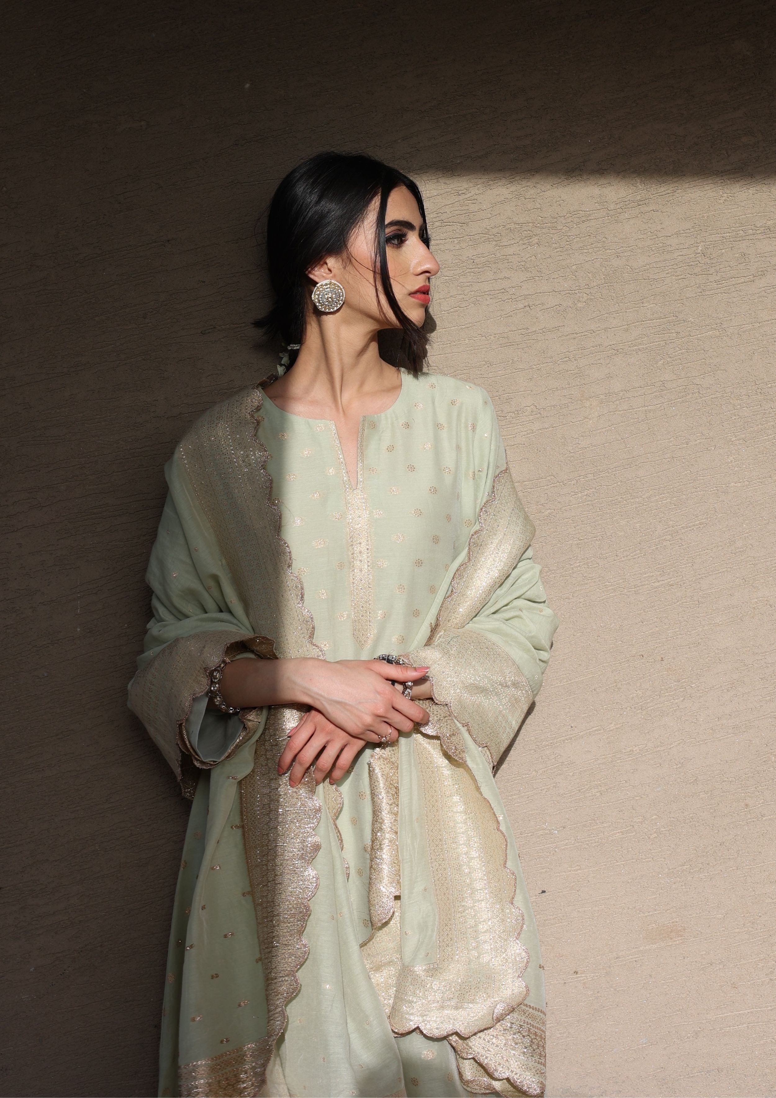 THE NAMEH SCALLOPED SUIT