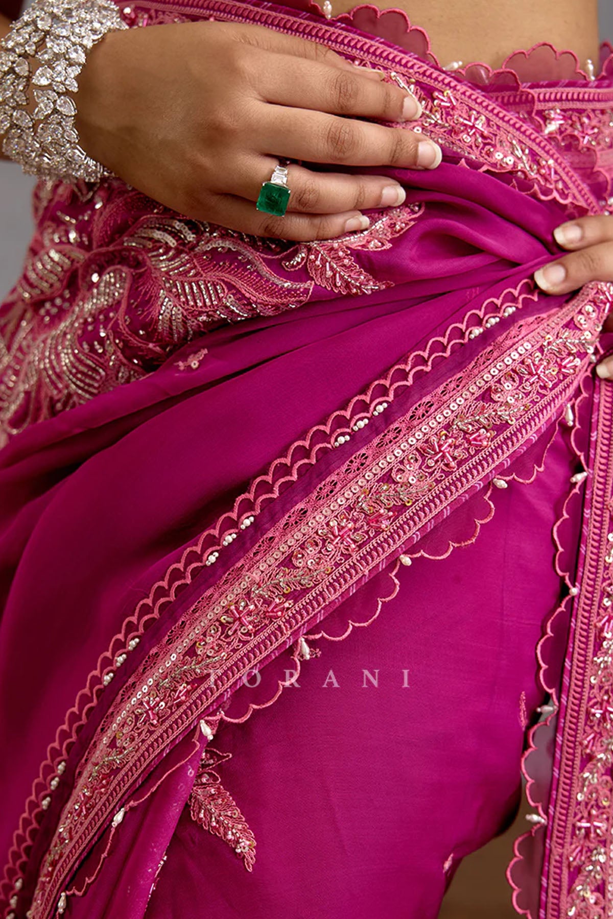 Padmaraga Vihana Saree