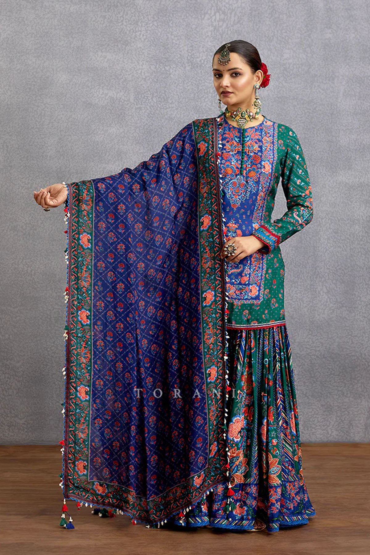 Mayurika Dakshaa Sharara Set