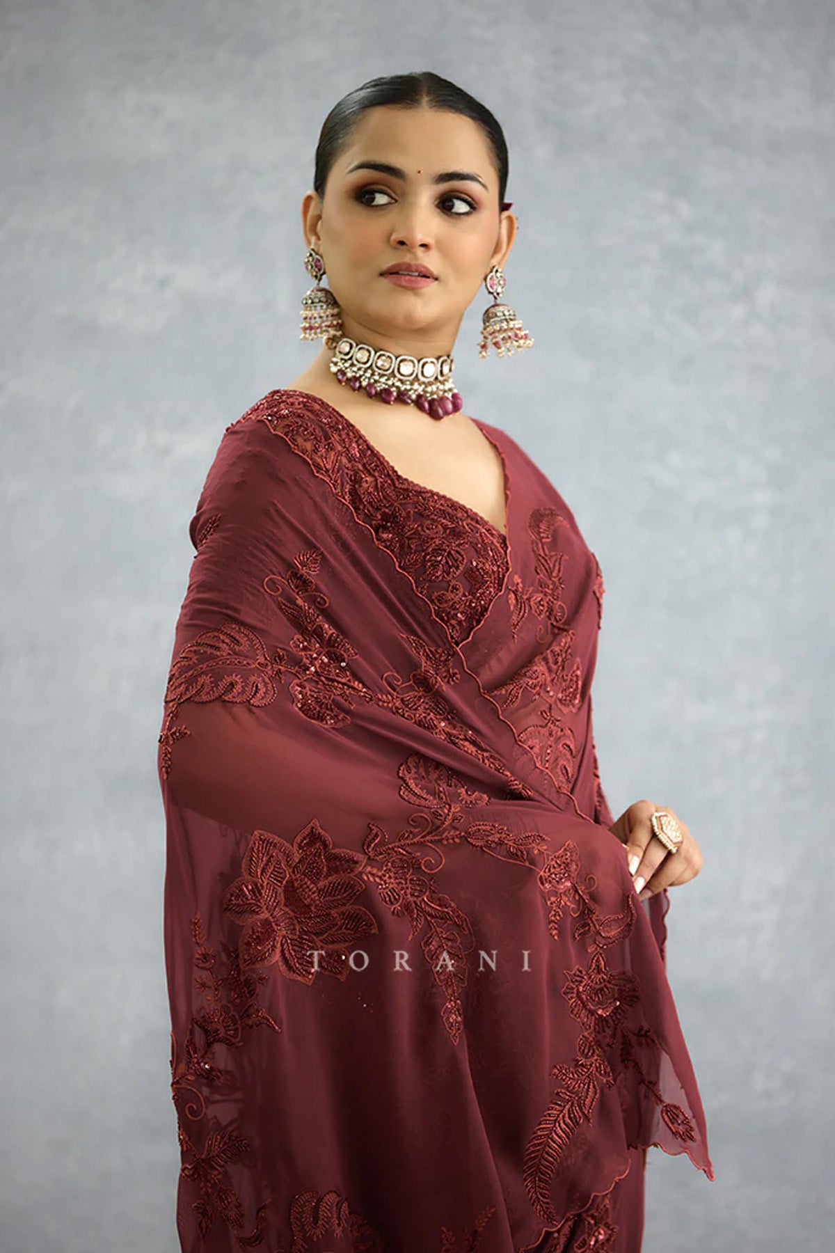 Laalima Pankhuri Saree