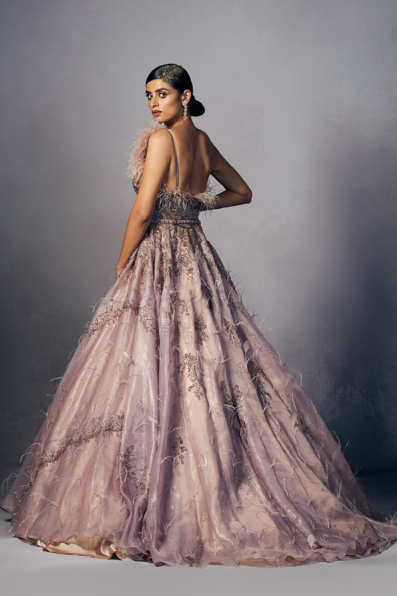 Linda Shimmer Organza Bridal Gown